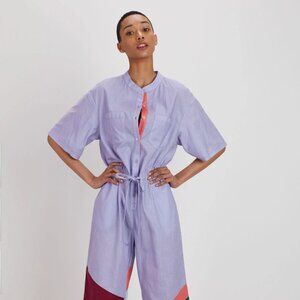 THE KIT. Issa Jumpsuit | Lilac Cut Paper
